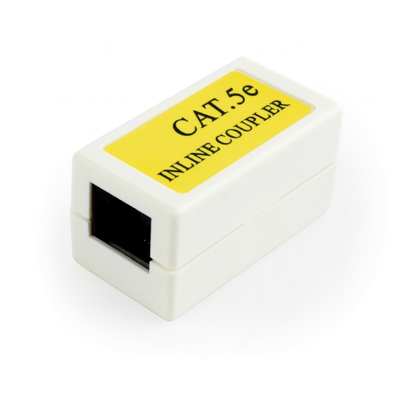 CUPLA RJ-45 GEMBIRD pt. cablu UTP, Cat5e, RJ-45 (M) x 2, plastic, 1 buc, "NCA-LC5E-001"