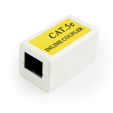 CUPLA RJ-45 GEMBIRD pt. cablu UTP, Cat5e, RJ-45 (M) x 2, plastic, 1 buc, "NCA-LC5E-001"