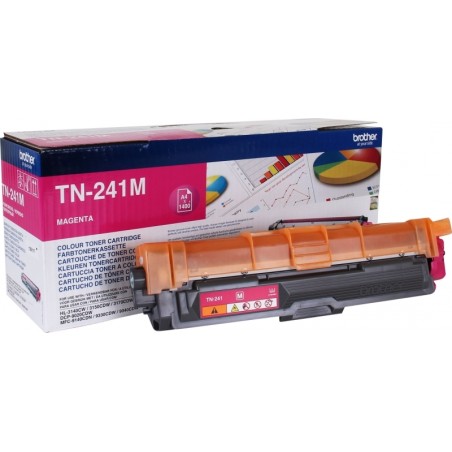 Toner Original Brother Magenta, TN241M, pentru HL-3140|3150|3170|DCP-9010|9015|9020|9140|9330|9340, 1.4K,"TN241M"