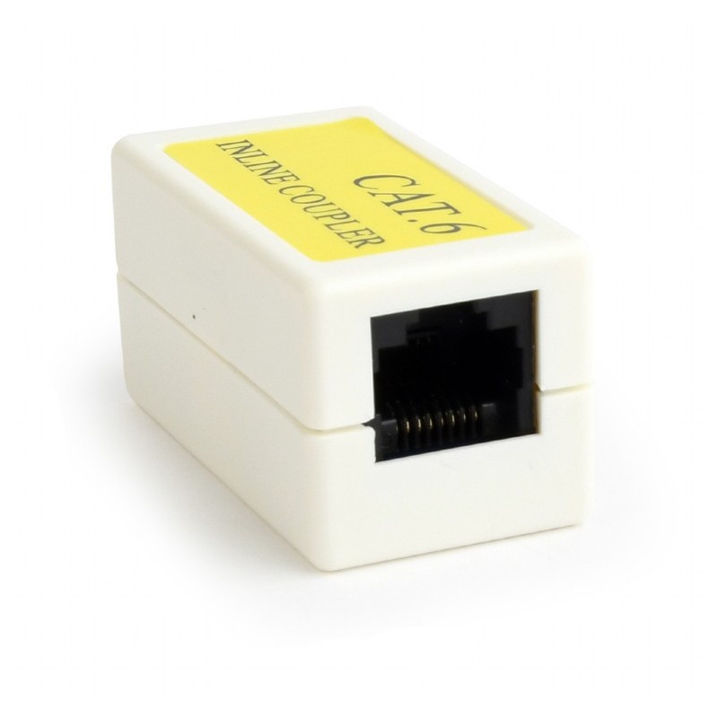 CUPLA RJ-45 GEMBIRD pt. cablu UTP, Cat6, RJ-45 (M) x 2, plastic, 1 buc, "NCA-LC6-01"