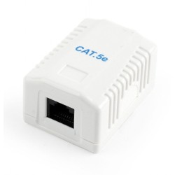 PRIZA RJ-45 aplicabila cu 1 iesire GEMBIRD pt. cablu UTP, Cat5e, Krone (LSA) | RJ-45 (M), plastic, 1 buc, "NCAC-1U5E-01"