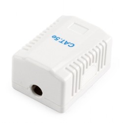 PRIZA RJ-45 cu 1 iesire, GEMBIRD pt. cablu FTP, Cat5e, conector Krone (LSA) la RJ-45 (M), ecranat, plastic, 1 buc.,  "NCAC-1F5E-