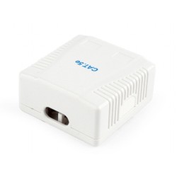 PRIZA RJ45 GEMBIRD Cat5e. pt. FTP, 2 x RJ45, include kit montare, white, "NCAC-2F5E-01"