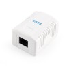 PRIZA RJ45 GEMBIRD Cat6. pt.  UTP, 1 x RJ45, include kit montare, white, "NCAC-1U6-01"