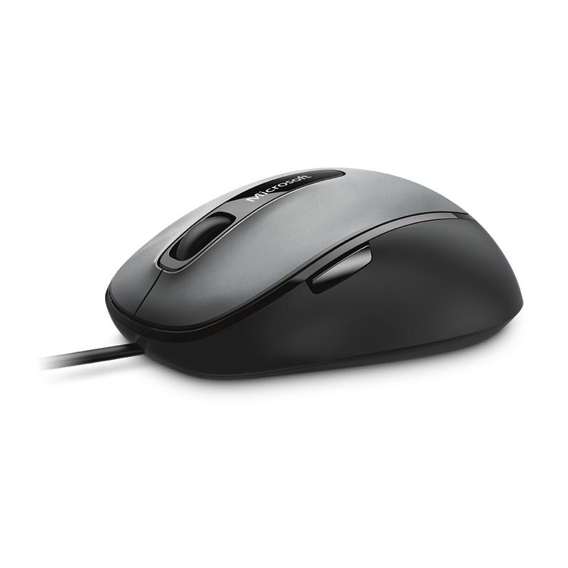 MOUSE MICROSOFT, "Comfort 4500", PC sau NB, cu fir, USB, optic, 1000 dpi, butoane/scroll 5/1, , negru, "4EH-00002" (timbru verde