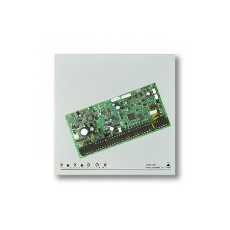 CENTRALA alarma PARADOX, 2x8 zone pe placa sau 192 zone adresabile si 8 partitii, 999 utilizatori, cutie inclusa, "EVO192PCB+CUT