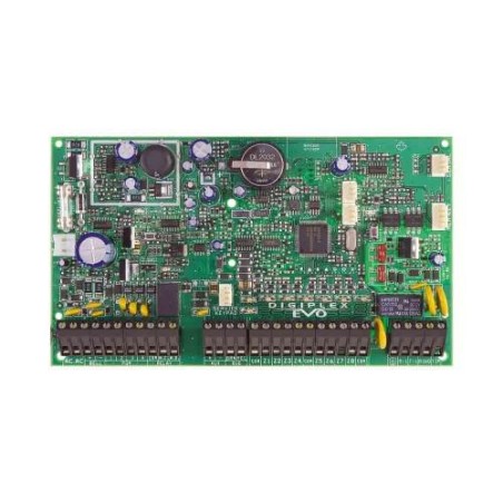 CENTRALA alarma PARADOX, 2x8 zone conventionale pe placa, 5xPGM, 999 coduri utilizator, 254 module extensie, suporta GPRS, GSM, 