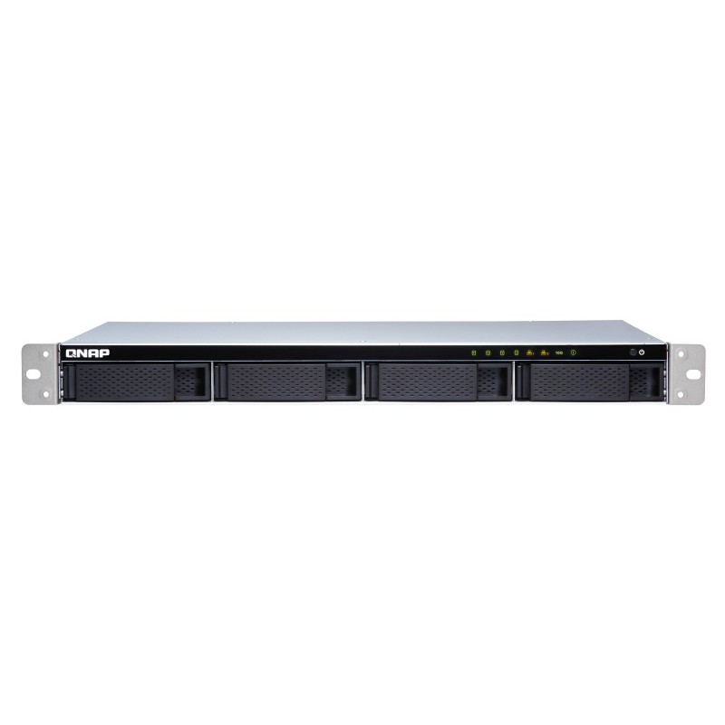 NAS QNAP, Rack, HDD x 4, capacitate maxima 40 TB, memorie RAM 2 GB, RJ-45 (Gigabit) x 3, porturi USB 3.0 x 4, "TS-431XEU-2G" (ti