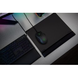 MOUSE RAZER, "Naga Trinity", gaming, cu fir, USB, optic, 16000 dpi, butoane/scroll 19/1, iluminare, butoane programabile, negru,