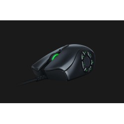 MOUSE RAZER, "Naga Trinity", gaming, cu fir, USB, optic, 16000 dpi, butoane/scroll 19/1, iluminare, butoane programabile, negru,