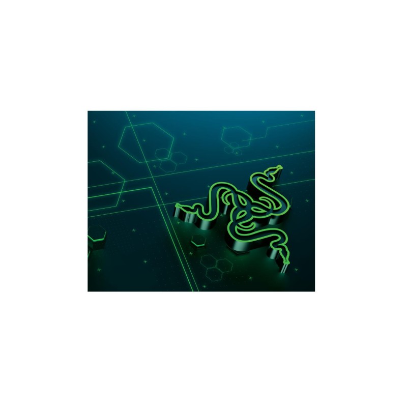 Mouse PAD RAZER, "Goliathus Mobile", gaming, cauciuc si material textil, 270 x 215 x 1.5 mm, negru si verde, "RZ02-01820200-R3M1