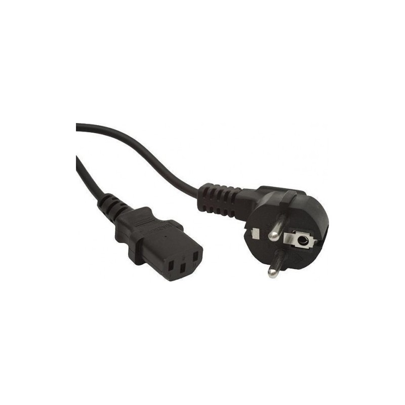 CABLU alimentare GEMBIRD 5m, intrare Shucko, iesire C13, 10A, certificare VDE, bulk, black, "PC-186-VDE-5M" (timbru verde 0.8 le