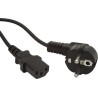 CABLU alimentare GEMBIRD 5m, intrare Shucko, iesire C13, 10A, certificare VDE, bulk, black, "PC-186-VDE-5M" (timbru verde 0.8 le