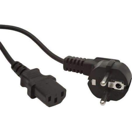 CABLU alimentare GEMBIRD 10m, intrare Shucko, iesire C13, 10A, certificare VDE, bulk, black, "PC-186-VDE-10M" (timbru verde 0.8 