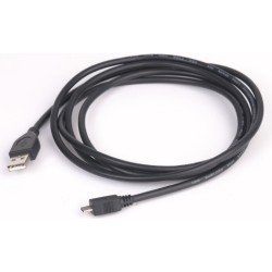 CABLU alimentare si date GEMBIRD, pt. smartphone, USB 2.0 (T) la Micro-USB 2.0 (T), 1.8m, black, "CCP-mUSB2-AMBM-6" (timbru verd