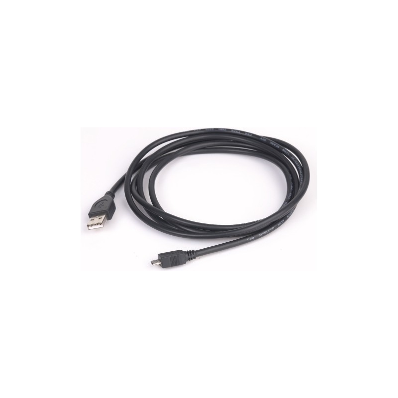 CABLU alimentare si date GEMBIRD, pt. smartphone, USB 2.0 (T) la Micro-USB 2.0 (T), 1.8m, black, "CCP-mUSB2-AMBM-6" (timbru verd