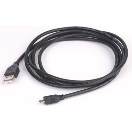 CABLU alimentare si date GEMBIRD, pt. smartphone, USB 2.0 (T) la Micro-USB 2.0 (T), 1.8m, black, "CCP-mUSB2-AMBM-6" (timbru verd