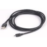 CABLU alimentare si date GEMBIRD, pt. smartphone, USB 2.0 (T) la Micro-USB 2.0 (T), 1.8m, black, "CCP-mUSB2-AMBM-6" (timbru verd