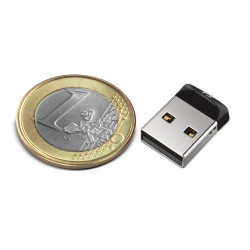 MEMORIE USB 2.0 SANDISK 64 GB, profil mic, carcasa metalic &amp; plastic, negru / argintiu, "SDCZ33-064G-G35" (timbru verde 0.03