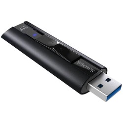 MEMORIE USB 3.1 SANDISK 256 GB, retractabila, carcasa aluminiu, negru, "SDCZ880-256G-G46" (timbru verde 0.03 lei)