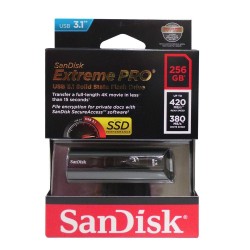 MEMORIE USB 3.1 SANDISK 256 GB, retractabila, carcasa aluminiu, negru, "SDCZ880-256G-G46" (timbru verde 0.03 lei)
