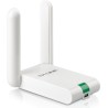 ADAPTOR RETEA TP-LINK MINI, extern wireless 2.4 GHz, Mini USB 2.0, port, 300 Mbps, antena externa x 2, "TL-WN822N" (timbru verde