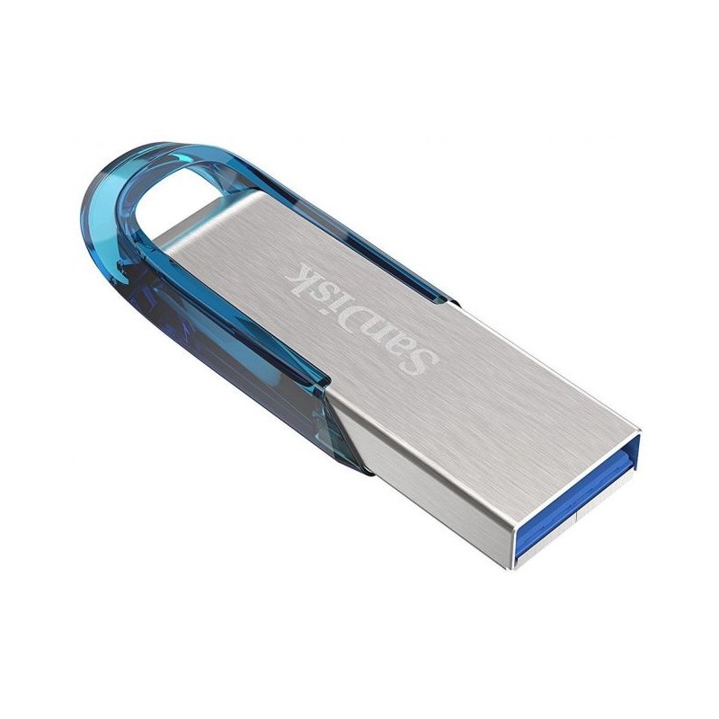 MEMORIE USB 3.0 SANDISK 64 GB, clasica, carcasa metalic, negru / argintiu, "SDCZ73-064G-G46B" (timbru verde 0.03 lei)