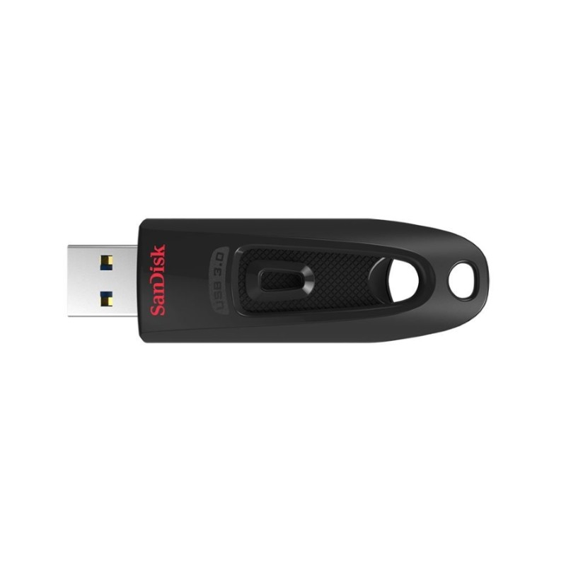 MEMORIE USB 3.0 SANDISK 32 GB, retractabila, carcasa plastic, negru, "SDCZ48-032G-U46" (timbru verde 0.03 lei)