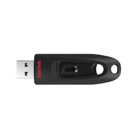 MEMORIE USB 3.0 SANDISK 32 GB, retractabila, carcasa plastic, negru, "SDCZ48-032G-U46" (timbru verde 0.03 lei)
