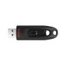 MEMORIE USB 3.0 SANDISK 32 GB, retractabila, carcasa plastic, negru, "SDCZ48-032G-U46" (timbru verde 0.03 lei)