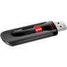 MEMORIE USB 2.0 SANDISK 32 GB, retractabila, carcasa plastic, negru, "SDCZ60-032G-B35" (timbru verde 0.03 lei)
