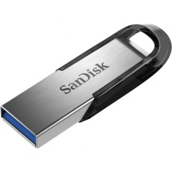 MEMORIE USB 3.0 SANDISK 16 GB, clasica, carcasa metalic, negru / argintiu, "SDCZ73-016G-G46" (timbru verde 0.03 lei)