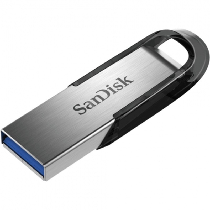 MEMORIE USB 3.0 SANDISK 16 GB, clasica, carcasa metalic, negru / argintiu, "SDCZ73-016G-G46" (timbru verde 0.03 lei)