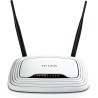 ROUTER TP-LINK wireless  300Mbps, 4 porturi 10/100Mbps, 2 antene externe, Atheros, 2T2R "TL-WR841N" (timbru verde 0.8 lei)