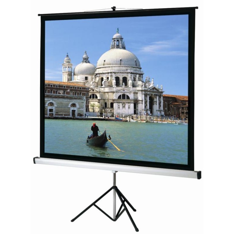 ECRAN proiectie SOPAR, manual, format 1 : 1, fixare trepied, 125 x 125 cm, "SP1120"