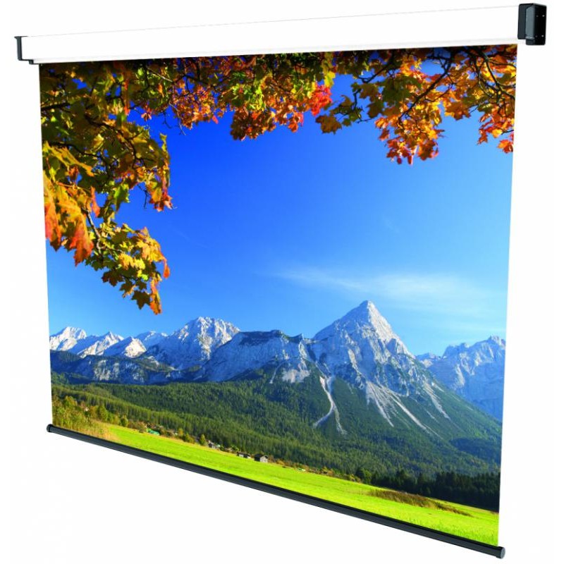 ECRAN proiectie SOPAR, manual, format 1 : 1, fixare perete | tavan, 200 x 210 cm, "SP3200"