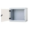 TRITON RACK de PERETE 12U 600mm usa sticla panouri laterale detasabile, sectiuni acces cab sus/jos/spate securizare cheie,1 pere