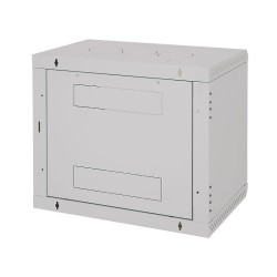TRITON RACK de PERETE 15U 600mm usa sticla panouri laterale fixe sectiuni ventilatie activa,sectiuni acces cab sus/jos/spate sec