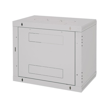 TRITON RACK de PERETE 15U 600mm usa sticla panouri laterale fixe sectiuni ventilatie activa,sectiuni acces cab sus/jos/spate sec