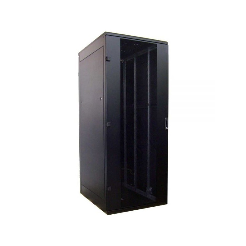 TRITON RACK de PODEA 19" 27U 800x1000mm usa fata metal perforat panouri laterale/spate detasabile sectiuni ventilatie,sectiuni a