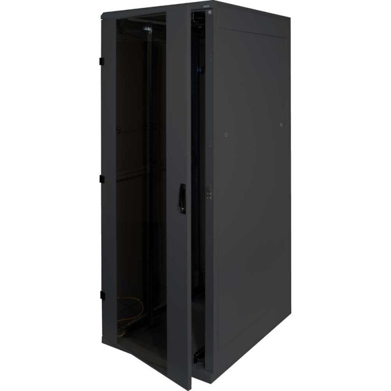 TRITON RACK de PODEA 19" 42U 800x1000mm usa fata sticla panouri laterale/spate detasabile sectiuni pentru ventilatie activa, sec