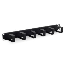ORGANIZATOR  cabluri TRITON, tip masca orizontala, 19 inch, 1U, negru, "RAB-VP-X21-A1"