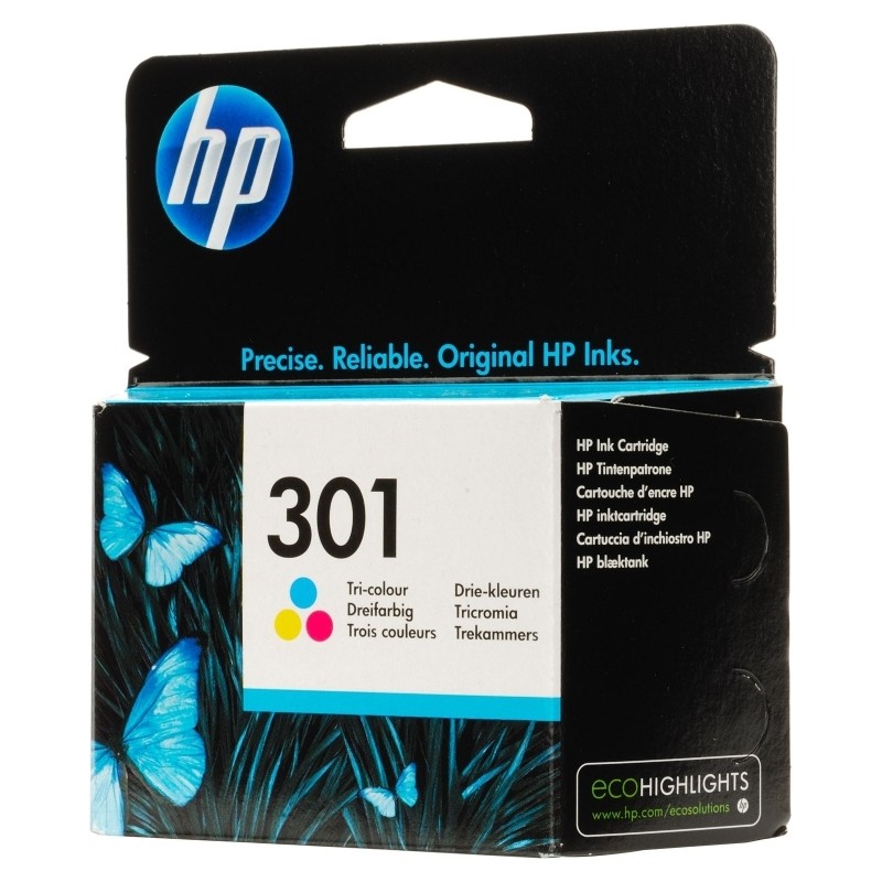 Cartus Cerneala Original HP Color, nr.301, pentru DJ1000|1050|1055|2050|3050, , (timbru verde 0.15 lei), "CH562EE"