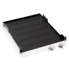 RAFT FIX perforat TRITON 1U, pt rack 19 inch, adancime 550 mm, sarcina maxima 40 Kg, negru, "RAB-UP-550-A1"