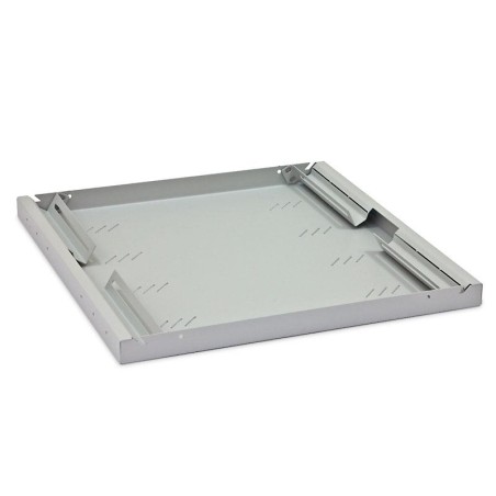 RAFT FIX perforat TRITON 1U, pt rack 19 inch, adancime 750 mm, sarcina maxima 80 Kg, gri, "RAC-UP-750-A4"