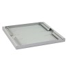 RAFT FIX perforat TRITON 1U, pt rack 19 inch, adancime 750 mm, sarcina maxima 80 Kg, gri, "RAC-UP-750-A4"