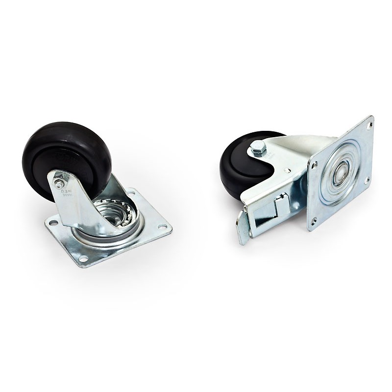 SET 4 roti TRITON, cu frana, incarcare maxima 800kg "RAX-MS-X81-X1"