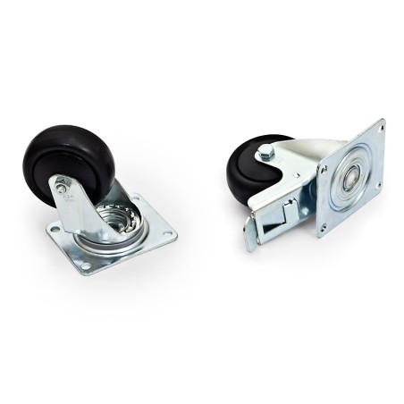 SET 4 roti TRITON, cu frana, incarcare maxima 800kg "RAX-MS-X81-X1"