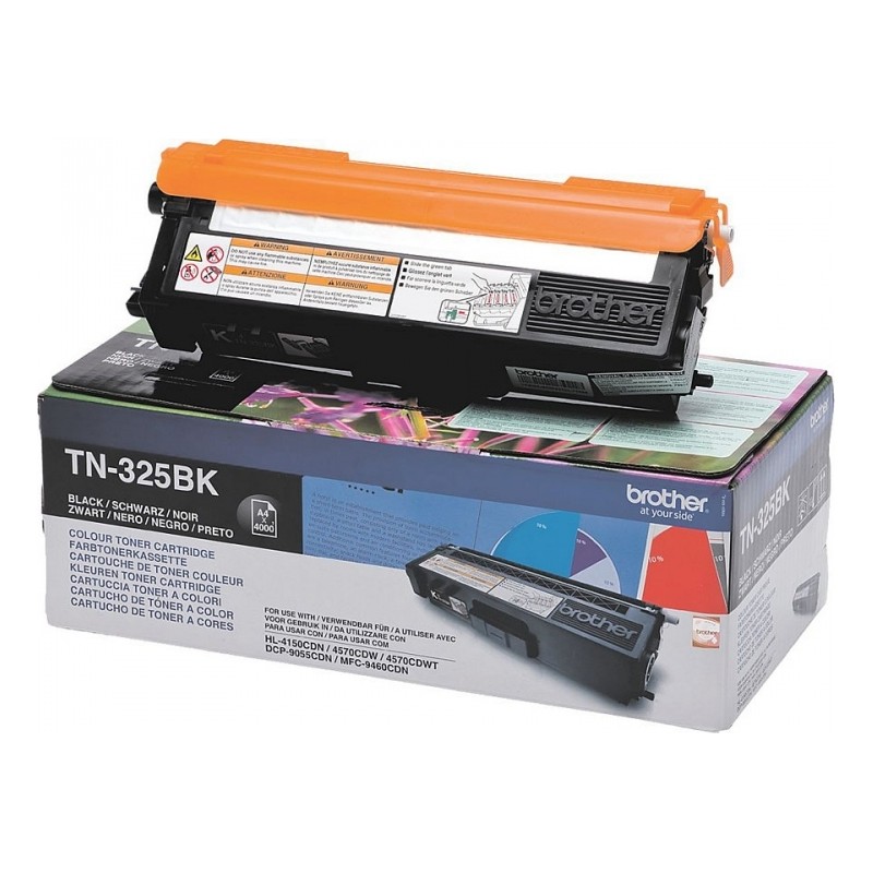 Toner Original Brother Black, TN325BK, pentru HL-4140|4150|4570|DCP-9270|9055|MFC-9970|9460, 4K,"TN325BK"