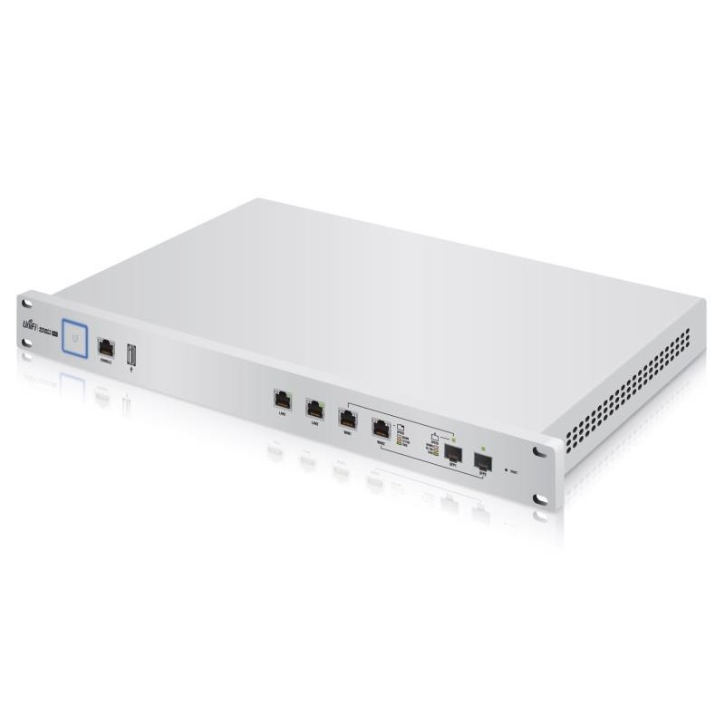 ROUTER Ubiquiti UniFi Security, wired, port LAN 10/100/1000 x 3, port WAN 10/100/1000 x 1, "USG-PRO-4" (timbru verde 0.8 lei)